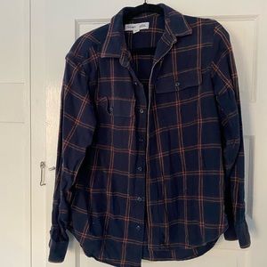 Mens navy blue plaid shirt. Perfect for your hipster friend ;)